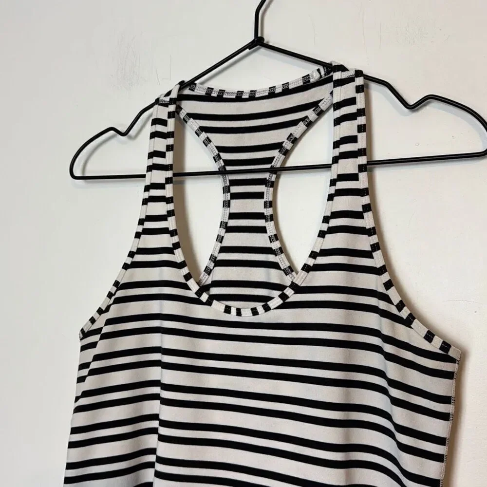Lululemon Athletica Twin Stripe Cool Racerback CRB 12